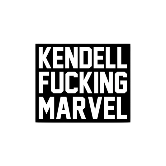 Kendell Fucking Marvel Sticker